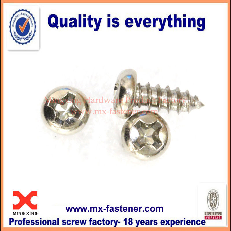 Pan head metal screws metal fasteners