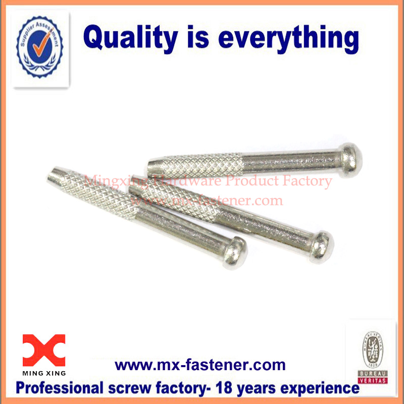 Stainless steel body knurled nails