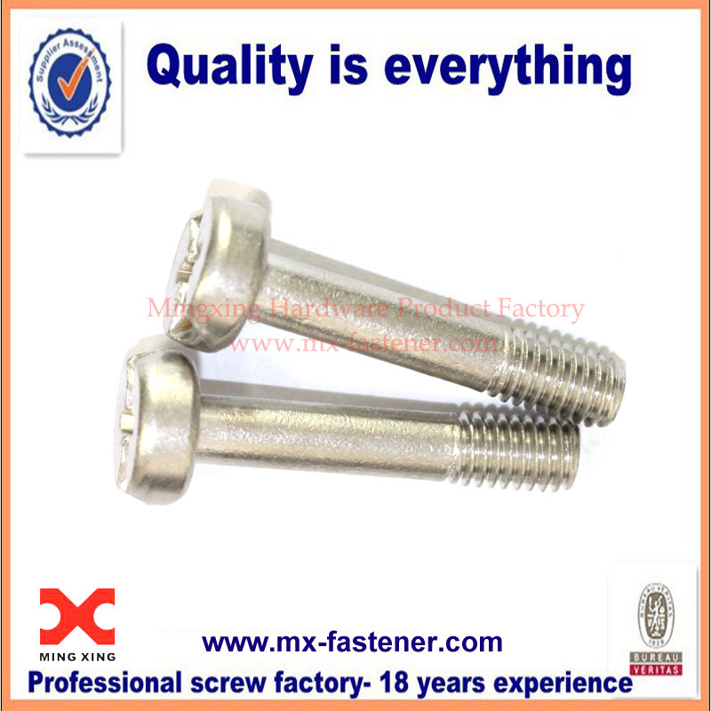 Stainless A3 cross slotted screw